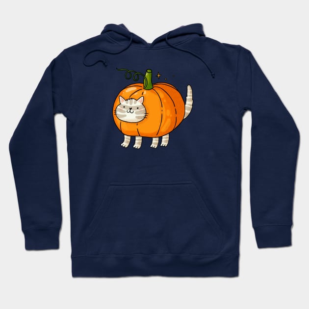 Pumpkin Cat Hoodie by Tania Tania